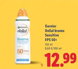 Lidl GARNIER Delial bruma Sensitive FPS 50+ oferta