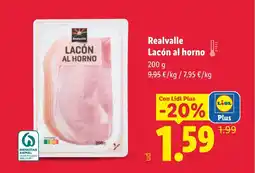 Lidl REALVALLE Lacón al horno oferta