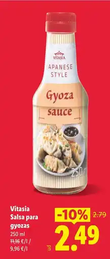 Lidl VITASIA Salsa para gyozas oferta