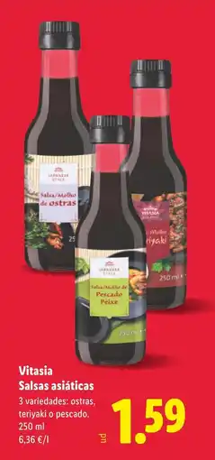 Lidl VITASIA Salsas asiáticas oferta