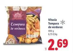 Lidl VITASIA Tempura de verduras oferta