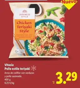 Lidl VITASIA Pollo estilo teriyaki oferta