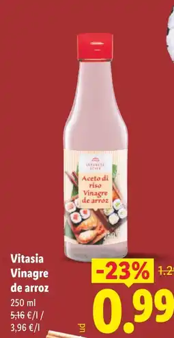 Lidl VITASIA Vinagre de arroz oferta
