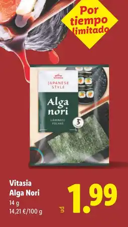 Lidl VITASIA Alga Nori oferta