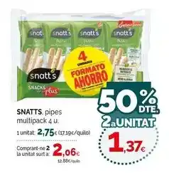 Condis Snatt's - pipes multipack oferta