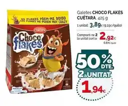 Condis Cuétara - choco flakes galetes oferta