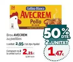 Condis Gallina blanca - avecrem brou oferta