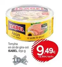 Condis Isabel - tonyina en oli de girasol oferta