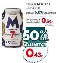Condis Moritz 7 - cervesa oferta