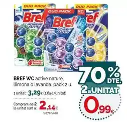 Condis Bref - wc active nature, llimona o lavanda oferta