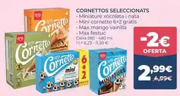 La Sirena Cornetto - cornettos seleccionats oferta