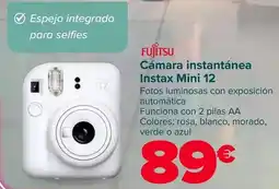 Carrefour Fujitsu - cámara instantánea instax mini 12 oferta