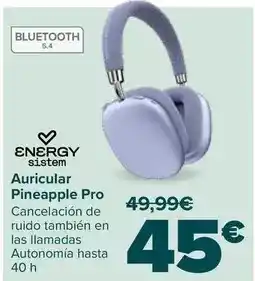 Carrefour Energy sistem - auricular pineapple pro oferta