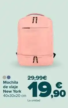 Carrefour Mochila de viaje new york oferta