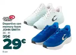 Carrefour John smith - deportivo con memory foam oferta