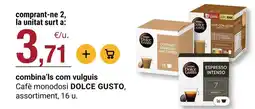 BonpreuEsclat Dolce gusto - cafe monodosi oferta
