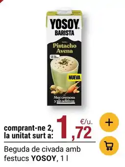 BonpreuEsclat Yosoy - beguda de civada amb festucs oferta