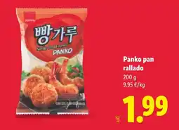 Lidl Panko pan rallado oferta