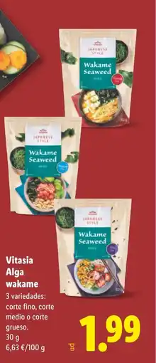Lidl VITASIA Alga wakame oferta