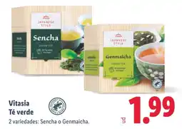 Lidl VITASIA Té verde oferta