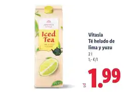 Lidl VITASIA Té helado de lima y yuzu oferta