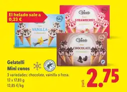 Lidl Gelatelli Mini conos oferta