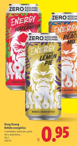 Lidl KONG STRONG Bebida energética oferta