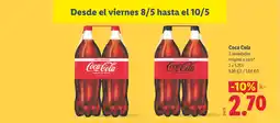 Lidl COCA COLA oferta