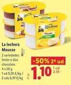 Lidl LA LECHERA Mousse oferta