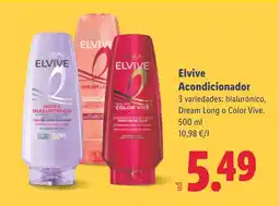 Lidl ELVIVE Acondicionador oferta