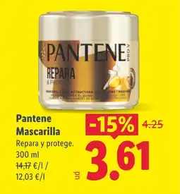 Lidl PANTENE Mascarilla oferta