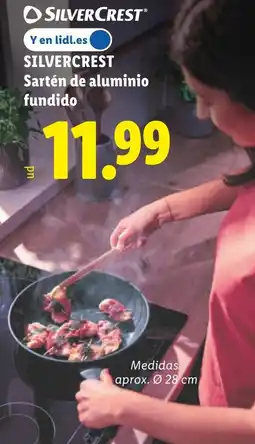 Lidl SILVERCREST Sartén de aluminio fundido oferta