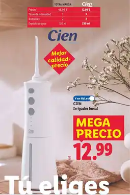 Lidl CIEN Irrigador bucal oferta