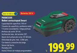 Lidl PARKSIDE Robot cortacésped Smart oferta