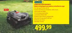 Lidl PARKSIDE PERFORMANCE Robot cortacésped con batería y estación de carga oferta