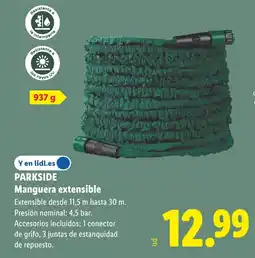 Lidl PARKSIDE Manguera extensible oferta