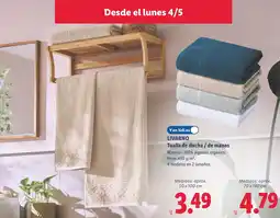 Lidl LIVARNO Toalla de ducha / de manos oferta