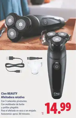 Lidl CIEN BEAUTY Afeitadora rotativa oferta