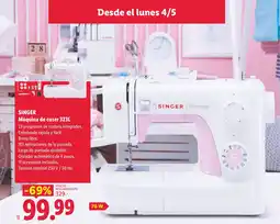 Lidl SINGER Máquina de coser oferta