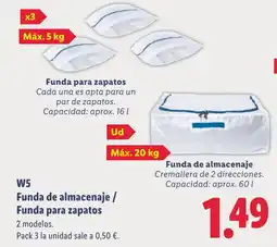 Lidl W5 Funda de almacenaje / Funda para zapatos oferta
