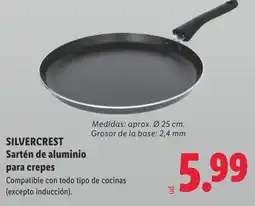 Lidl SILVERCREST Sartén de aluminio oferta