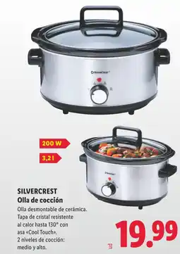 Lidl SILVERCREST Olla de cocción oferta