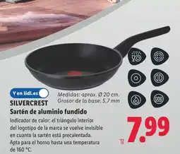 Lidl SILVERCREST Sartén de aluminio fundido oferta