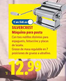 Lidl SILVERCREST Máquina para pasta oferta