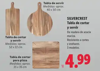 SILVERCREST Tabla de cortar y servir