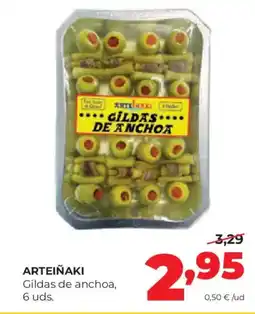 Alimerka ARTEIÑAKI Gildas de anchoa oferta