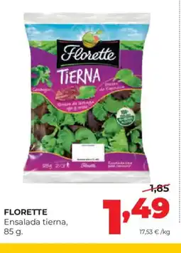 Alimerka FLORETTE Ensalada tierna oferta