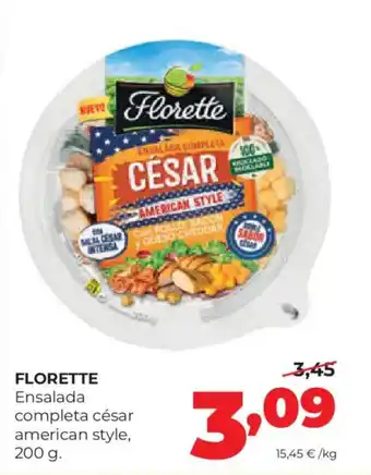 Alimerka FLORETTE Ensalada completa césar american style oferta