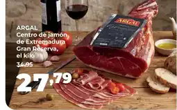 Alimerka ARGAL Centro de jamón de Extremadura Gran Reserva oferta