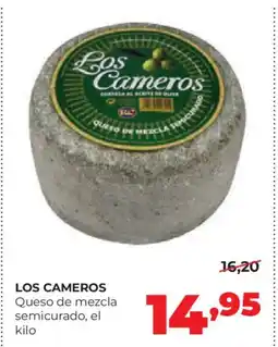 Alimerka LOS CAMEROS Queso de mezcla semicurado oferta